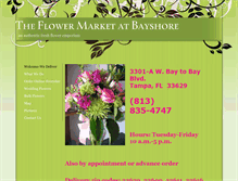 Tablet Screenshot of flowermarkettampa.com